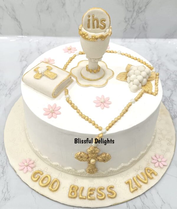 COMMUNION CAKE FOR GIRLS